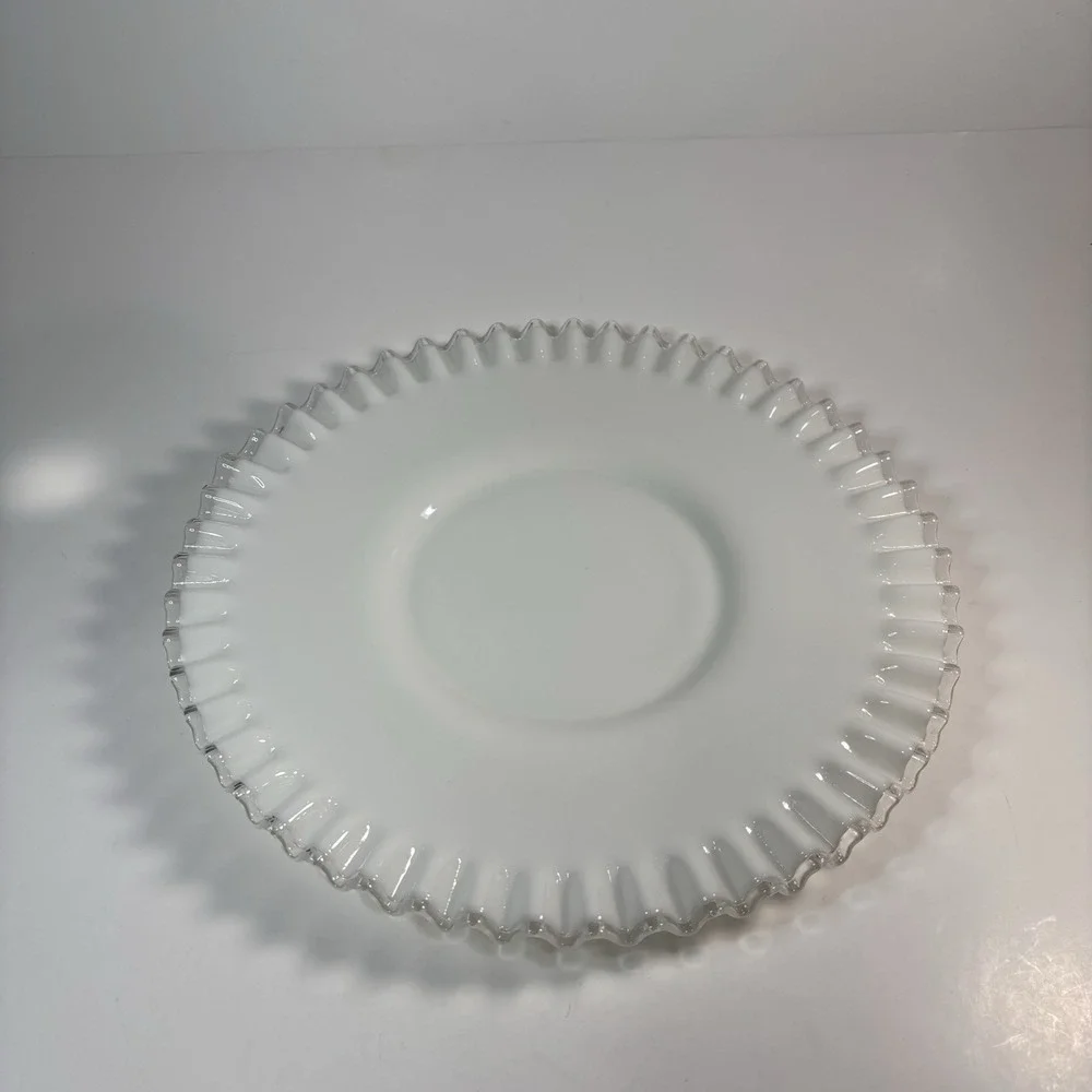 VTG FENTON Silver Crest 12 1/2